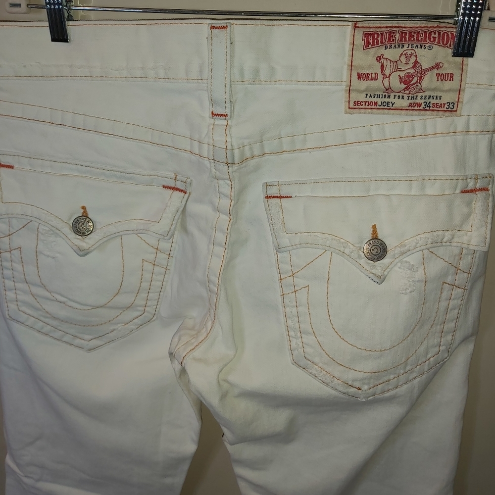 True Religion Ivory Jeans - Picture 2 of 13